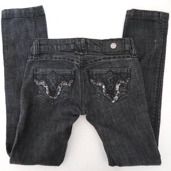 ANTIK DENIM Low rise skinny jeans Western details - Picture 2 of 11